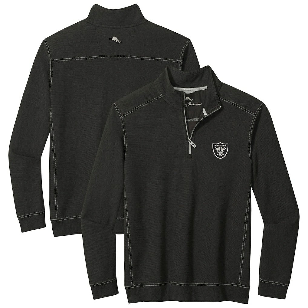Las Vegas Raiders Sport Tobago Half-Zip Pullover - Black on sale