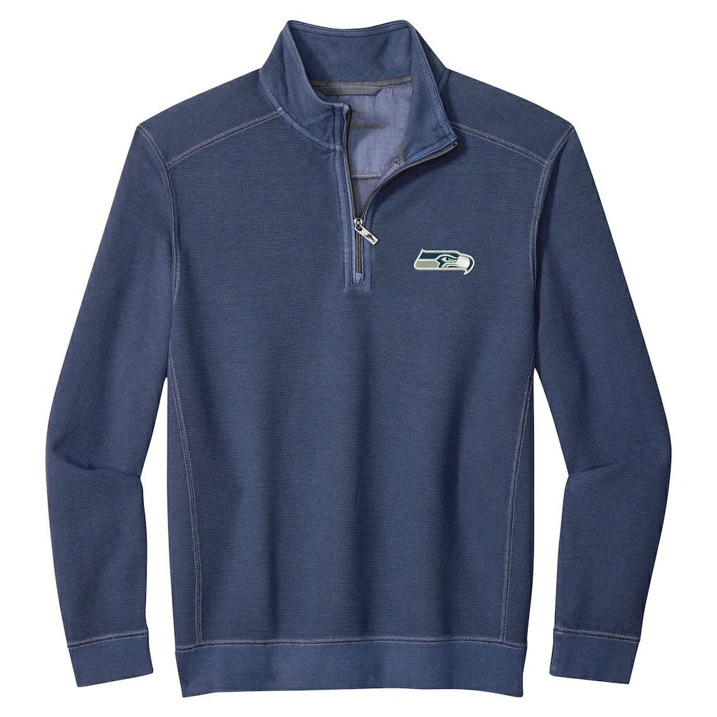 Seattle Seahawks Sport Tobago Half-Zip Pullover - College Navy for sale