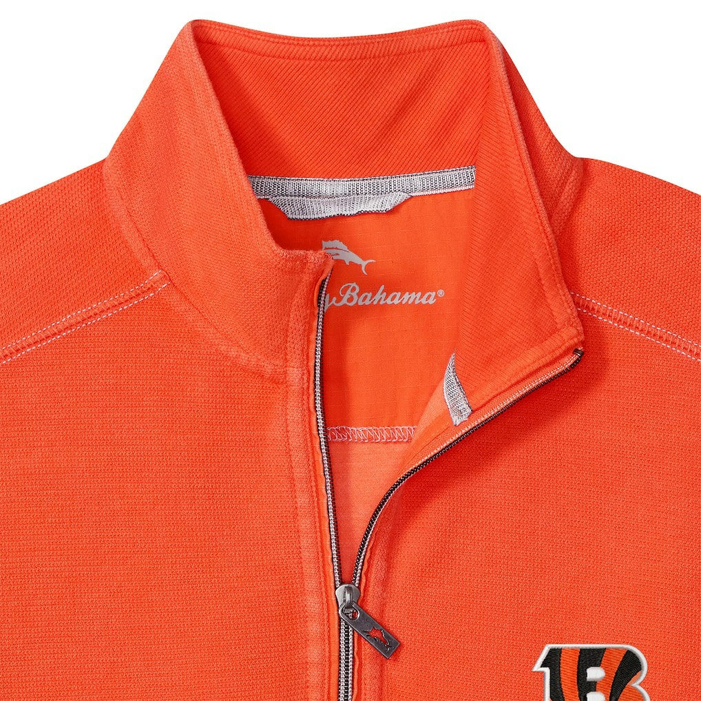 Cincinnati Bengals Sport Tobago Half-Zip Pullover - Orange sale