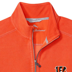 Cincinnati Bengals Sport Tobago Half-Zip Pullover - Orange sale
