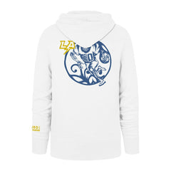Los Angeles Chargers '47 La Familia Headline Pullover Hoodie - White outlet