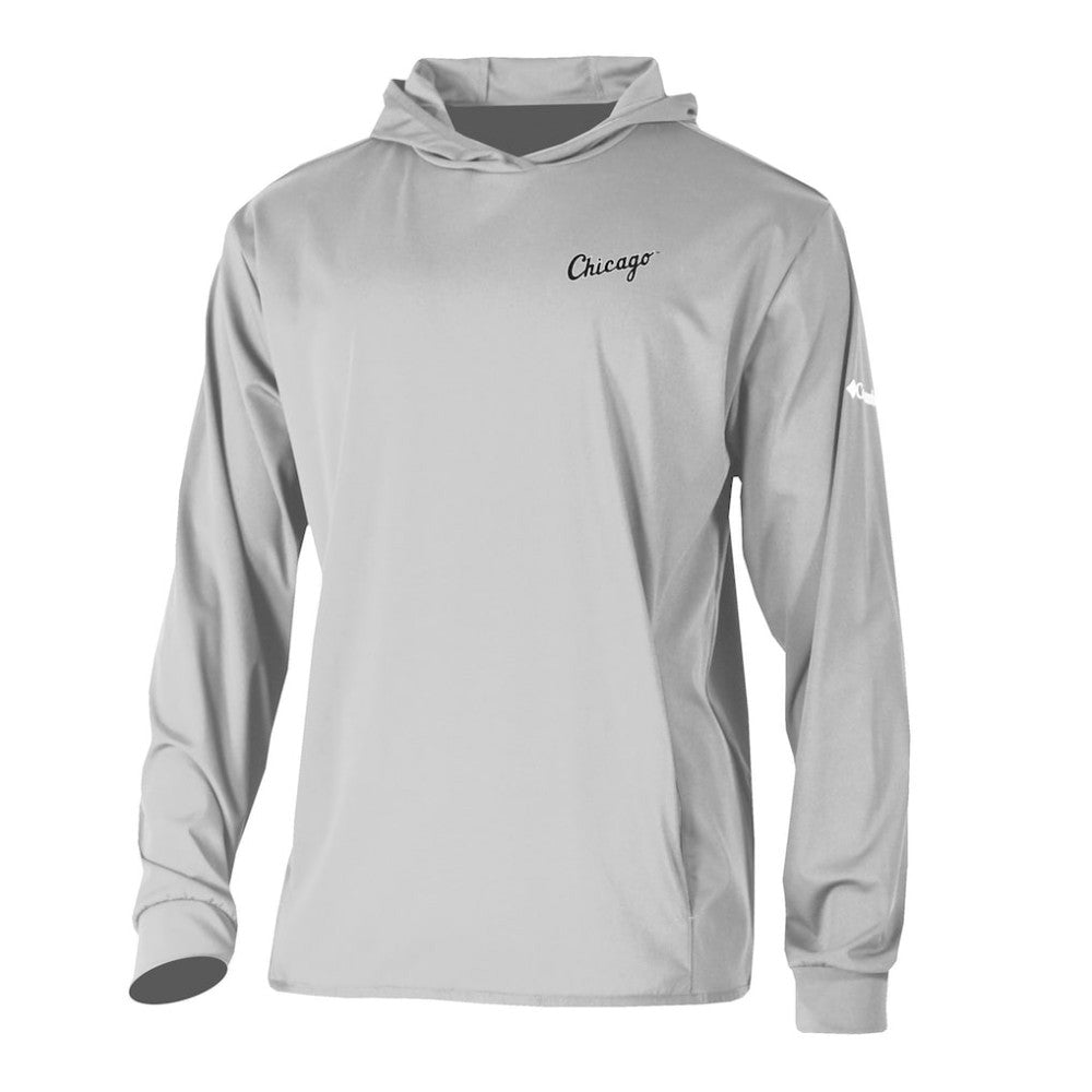 Chicago White Sox Long Drive Pullover Hoodie Gray