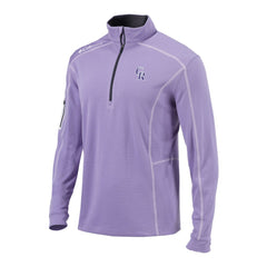Colorado Rockies Omni-Wick Shotgun Quarter-Zip Pullover Purple