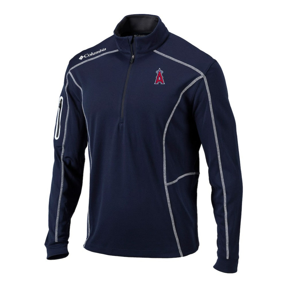 Los Angeles Angels Omni-Wick Shotgun Quarter-Zip Pullover Navy