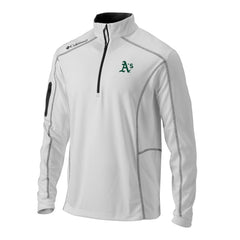 Athletics Omni-Wick Shotgun Quarter-Zip Pullover White