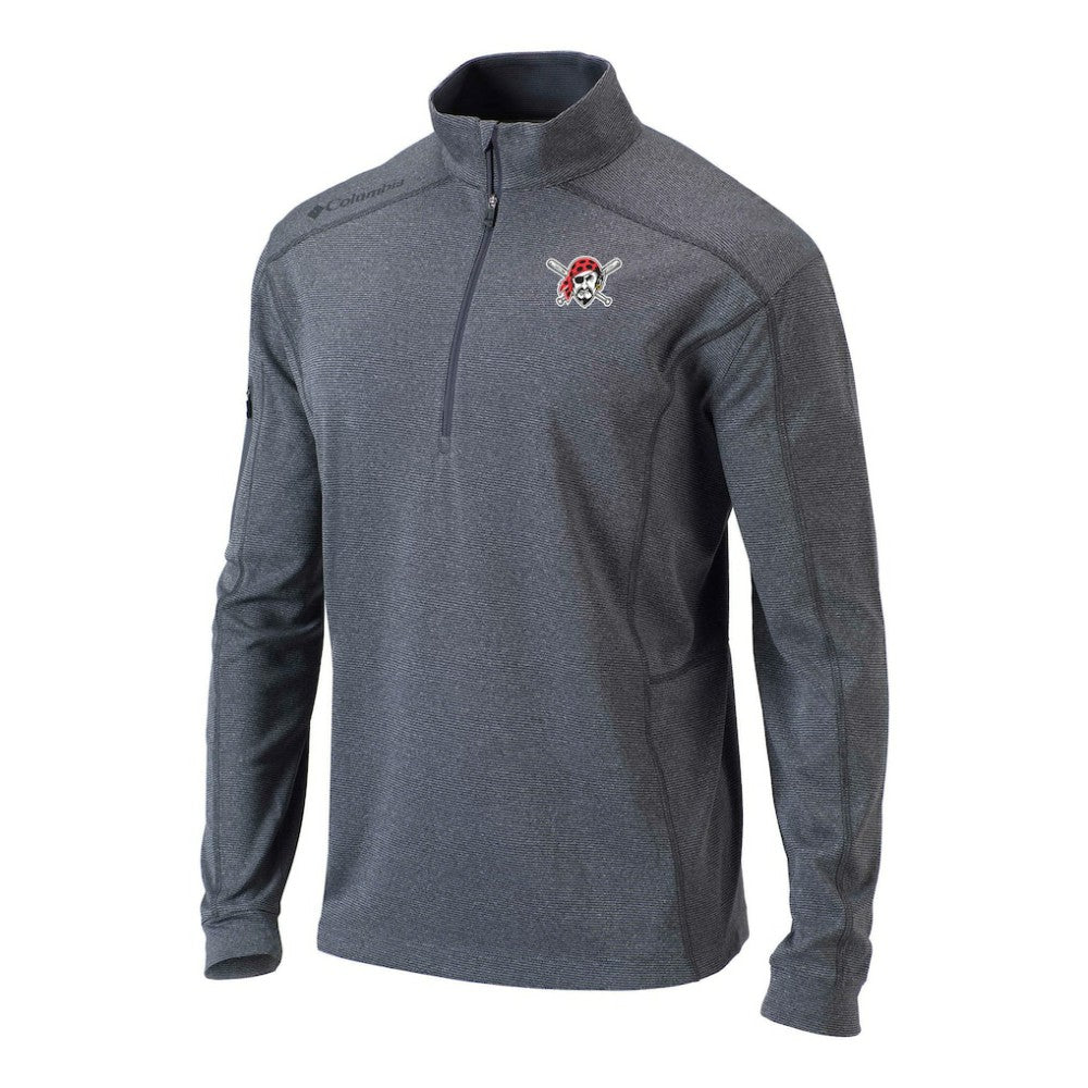 Pittsburgh Pirates Omni-Wick Shotgun Quarter-Zip Pullover Gray