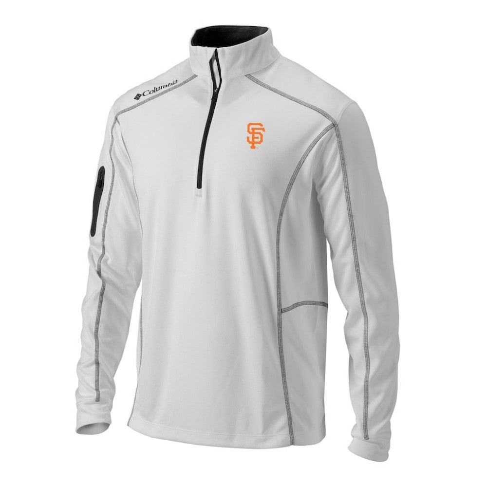 San Francisco Giants Omni-Wick Shotgun Quarter-Zip Pullover White