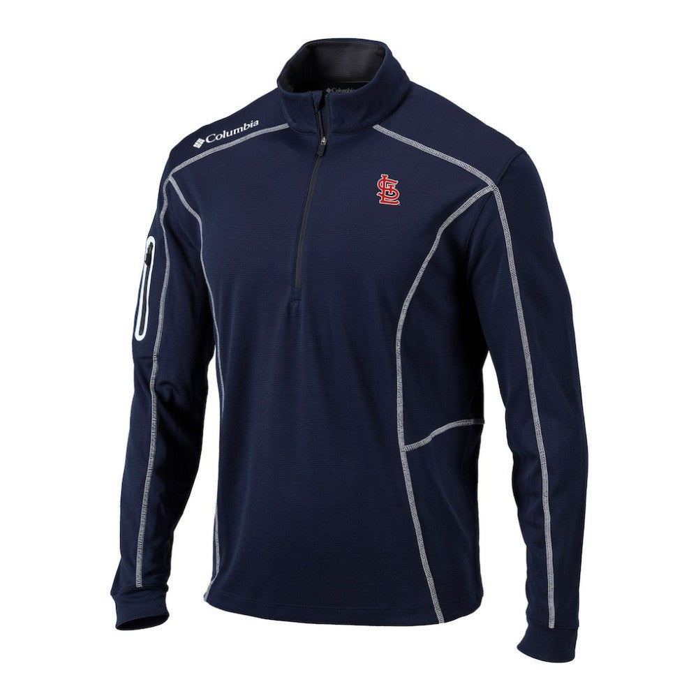 St. Louis Cardinals Omni-Wick Shotgun Quarter-Zip Pullover Navy