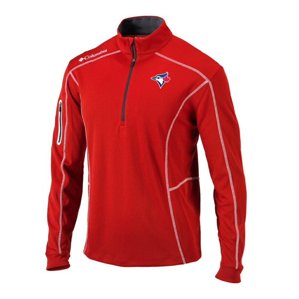 Toronto Blue Jays Omni-Wick Shotgun Quarter-Zip Pullover Red