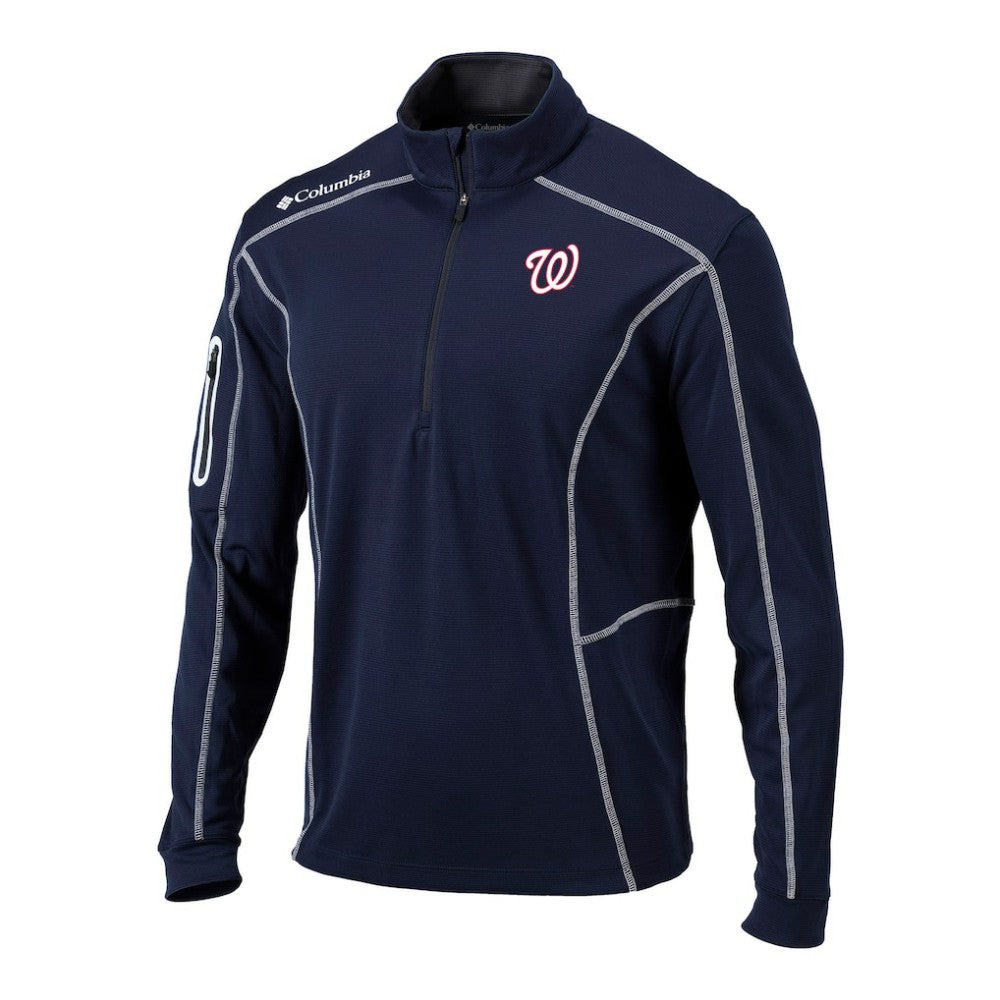 Washington Nationals Omni-Wick Shotgun Quarter-Zip Pullover Navy