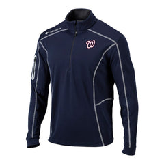 Washington Nationals Omni-Wick Shotgun Quarter-Zip Pullover Navy