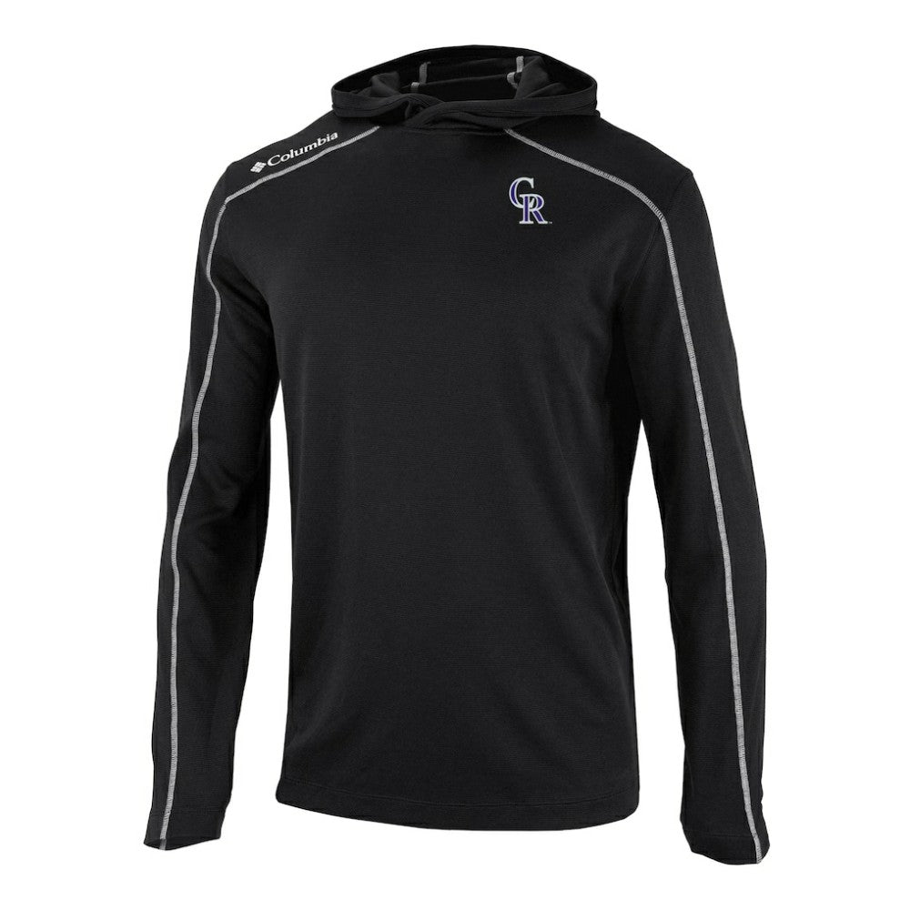 Colorado Rockies Omni-Wick Shotgun Pullover Hoodie Black