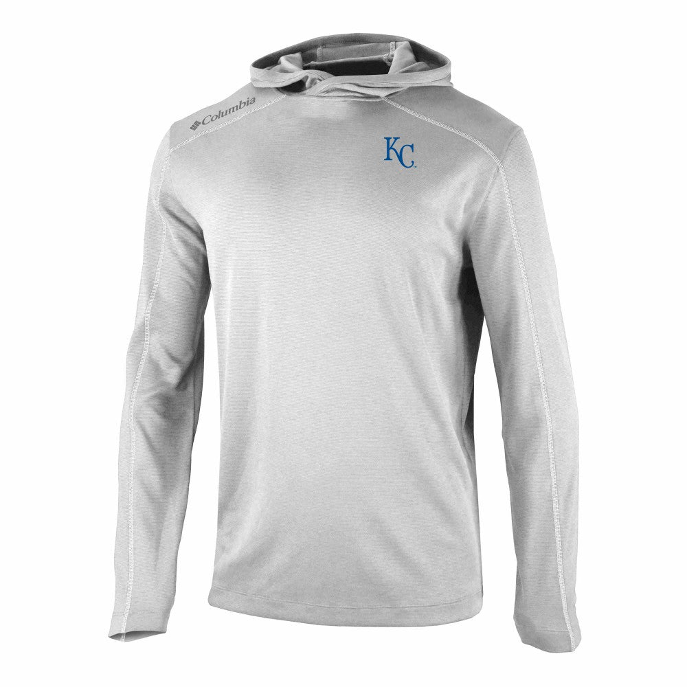 Kansas City Royals Omni-Wick Shotgun Pullover Hoodie Gray