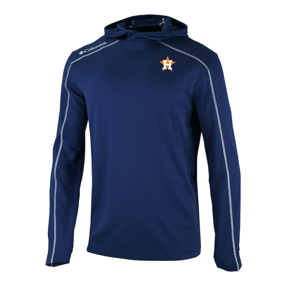 Houston Astros Omni-Wick Shotgun Pullover Hoodie Navy