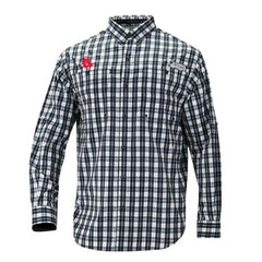Boston Red Sox Super Tamiami Omni-Shade Long Sleeve Button-Down Shirt Navy