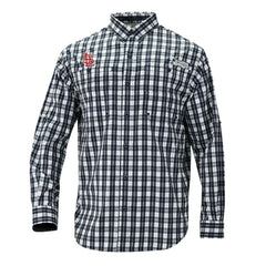 St. Louis Cardinals Super Tamiami Omni-Shade Long Sleeve Button-Down Shirt Navy