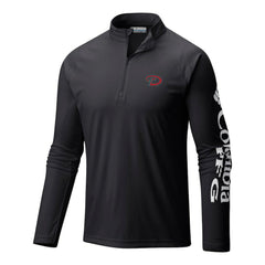 Arizona Diamondbacks Terminal Tackle Omni-Wick Raglan Quarter-Zip Pullover Black
