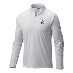 Chicago Cubs Terminal Tackle Omni-Wick Raglan Quarter-Zip Pullover White