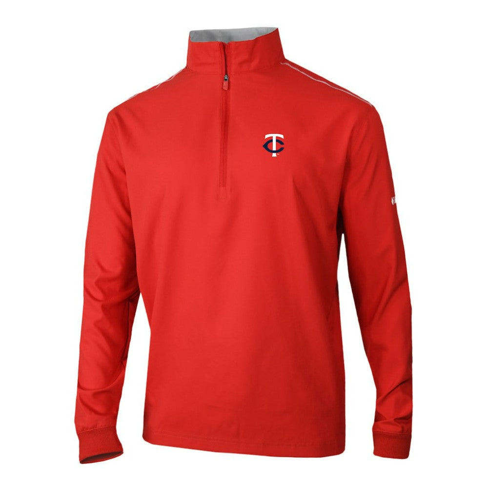 Minnesota Twins Omni-Wick Bogey's Paradise Quarter-Zip Pullover Red