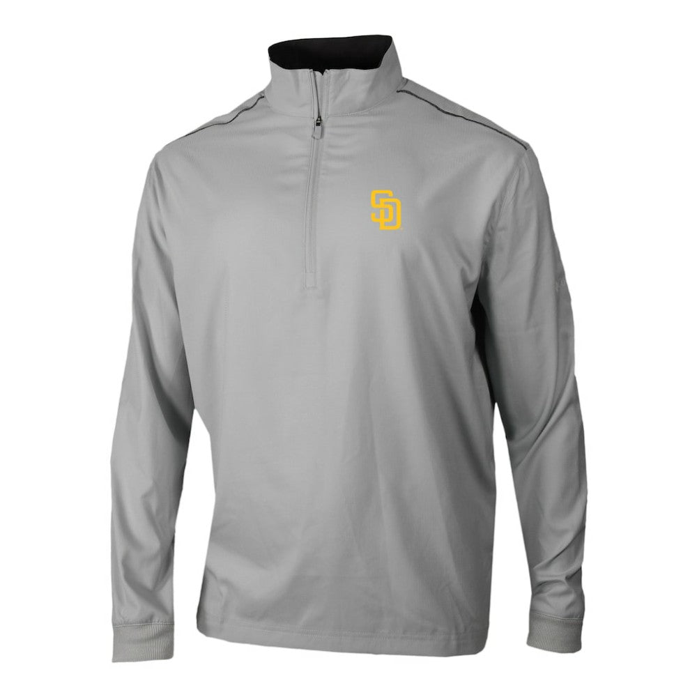 San Diego Padres Omni-Wick Bogey's Paradise Quarter-Zip Pullover Gray