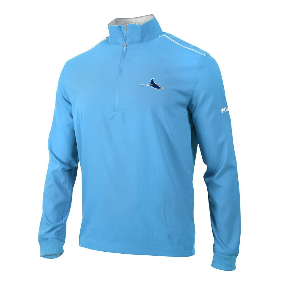 Tampa Bay Rays Omni-Wick Bogey's Paradise Quarter-Zip Pullover Light Blue