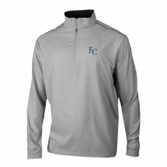 Kansas City Royals Omni-Wick Bogey's Paradise Quarter-Zip Pullover Gray