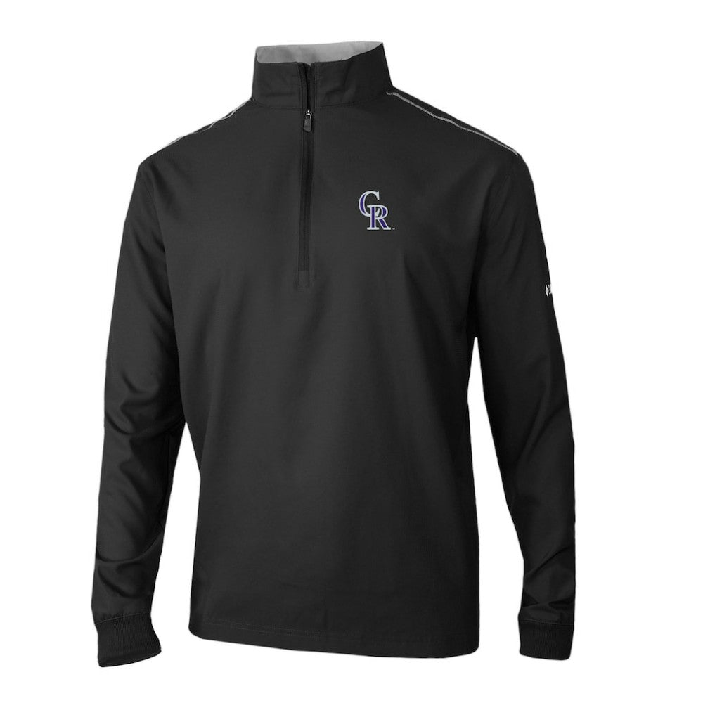 Colorado Rockies Omni-Wick Bogey's Paradise Quarter-Zip Pullover Black