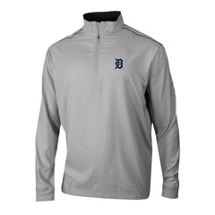 Detroit Tigers Omni-Wick Bogey's Paradise Quarter-Zip Pullover Gray