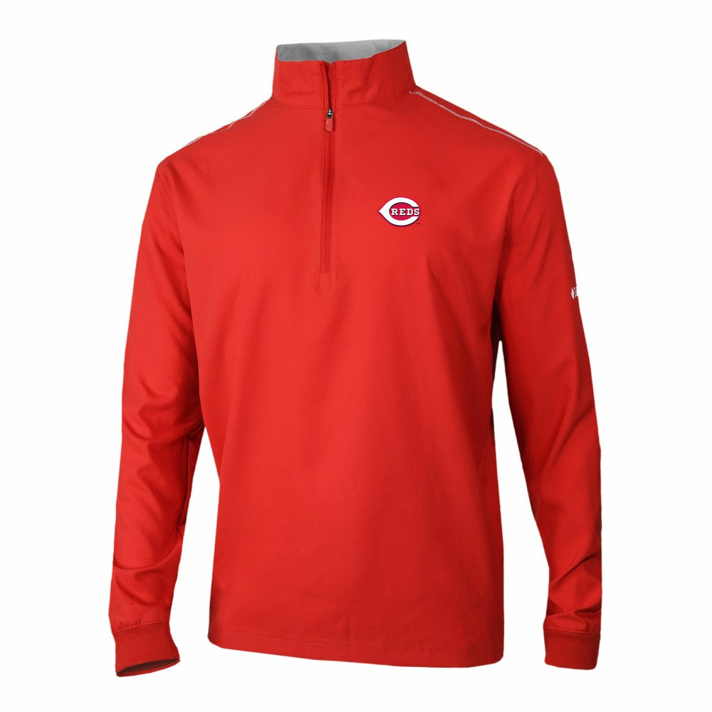 Cincinnati Reds Omni-Wick Bogey's Paradise Quarter-Zip Pullover Red