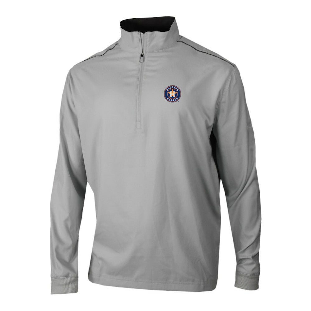 Houston Astros Omni-Wick Bogey's Paradise Quarter-Zip Pullover Gray