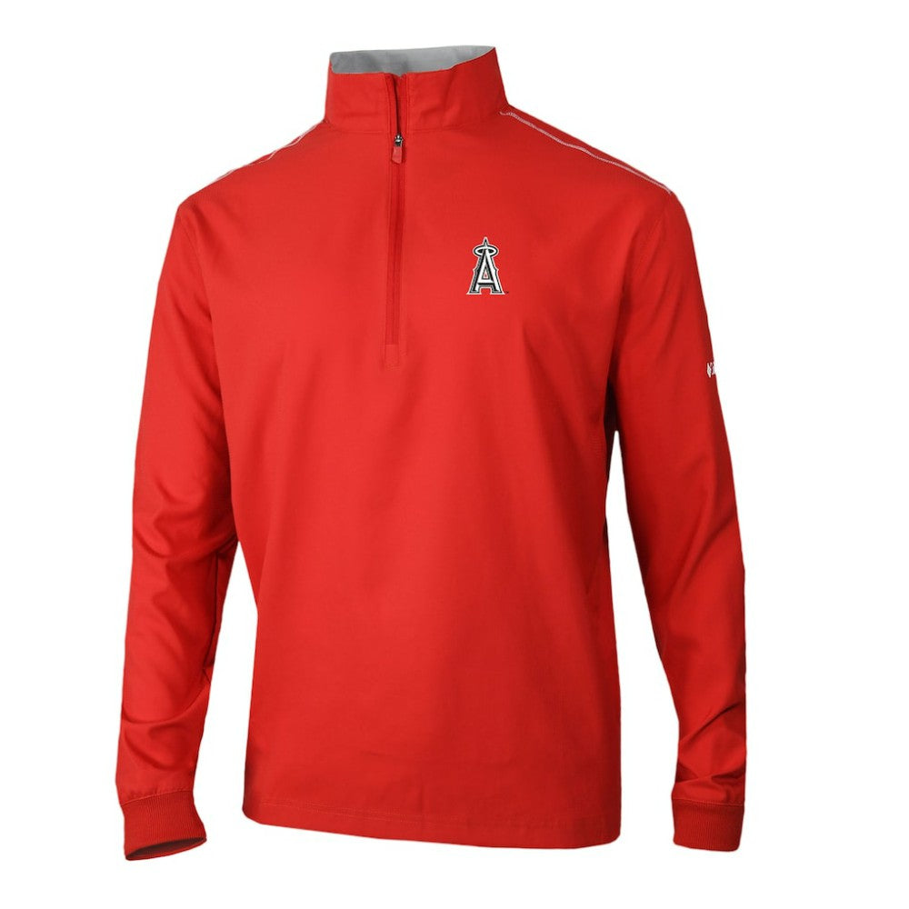 Los Angeles Angels Omni-Wick Bogey's Paradise Quarter-Zip Pullover Red