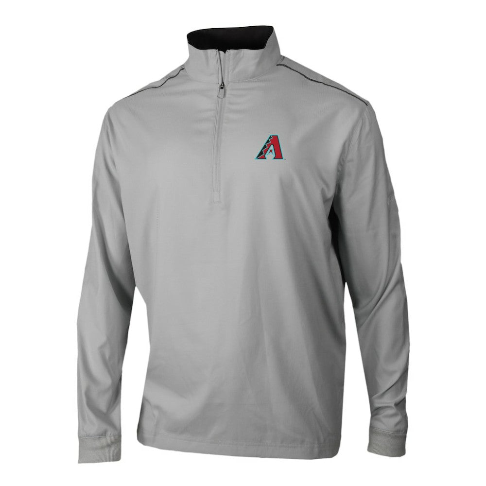 Arizona Diamondbacks Omni-Wick Bogey's Paradise Quarter-Zip Pullover Gray