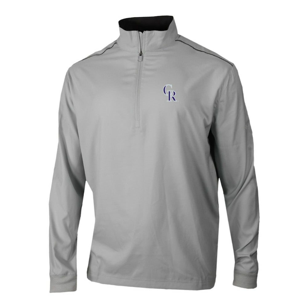 Colorado Rockies Omni-Wick Bogey's Paradise Quarter-Zip Pullover Gray
