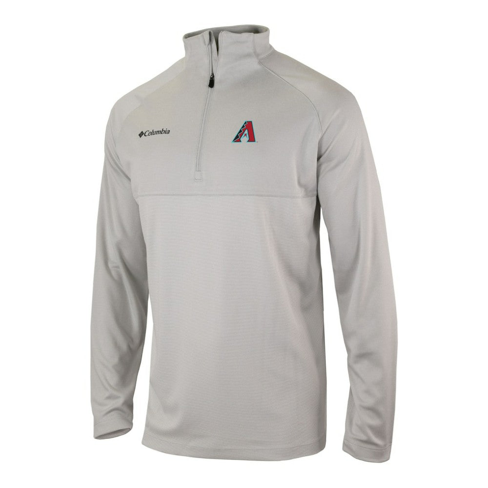 Arizona Diamondbacks Omni-Wick Raglan Rockin' It Quarter-Zip Pullover Gray