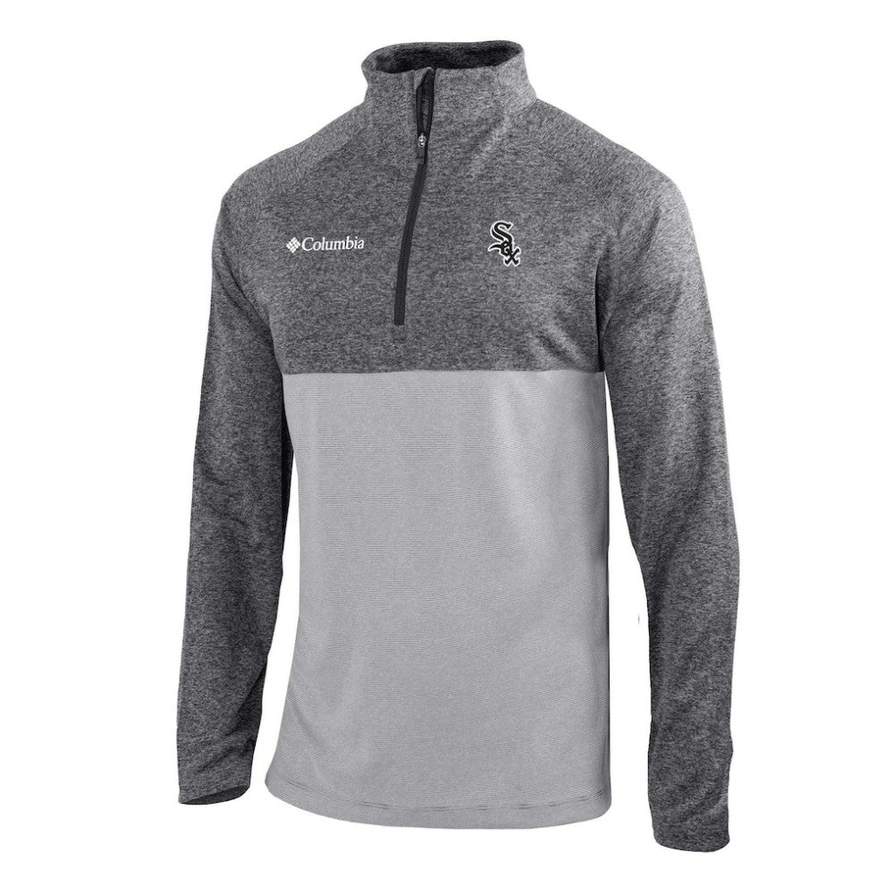Chicago White Sox Omni-Wick Raglan Rockin' It Quarter-Zip Pullover Gray