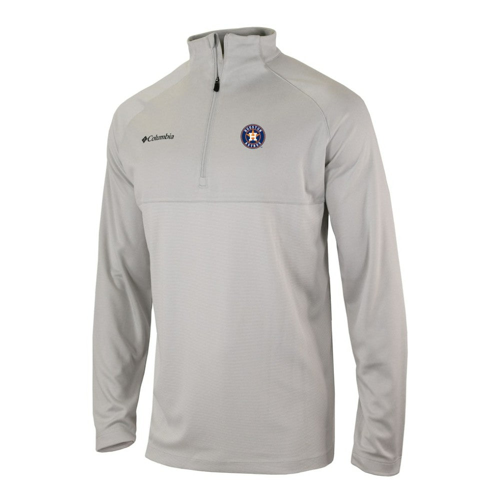 Houston Astros Omni-Wick Raglan Rockin' It Quarter-Zip Pullover Gray