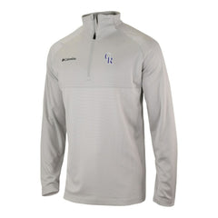 Colorado Rockies Omni-Wick Raglan Rockin' It Quarter-Zip Pullover Gray