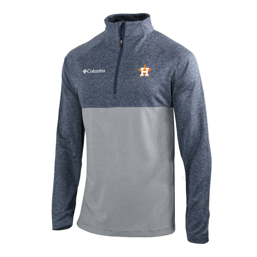 Houston Astros Omni-Wick Raglan Rockin' It Quarter-Zip Pullover Navy