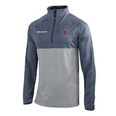 Los Angeles Angels Omni-Wick Raglan Rockin' It Quarter-Zip Pullover Navy