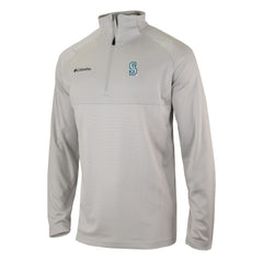 Seattle Mariners Omni-Wick Raglan Rockin' It Quarter-Zip Pullover Gray