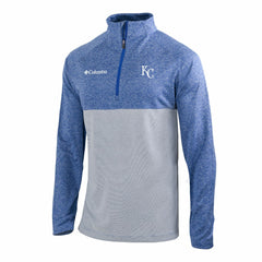 Kansas City Royals Omni-Wick Raglan Rockin' It Quarter-Zip Pullover Royal
