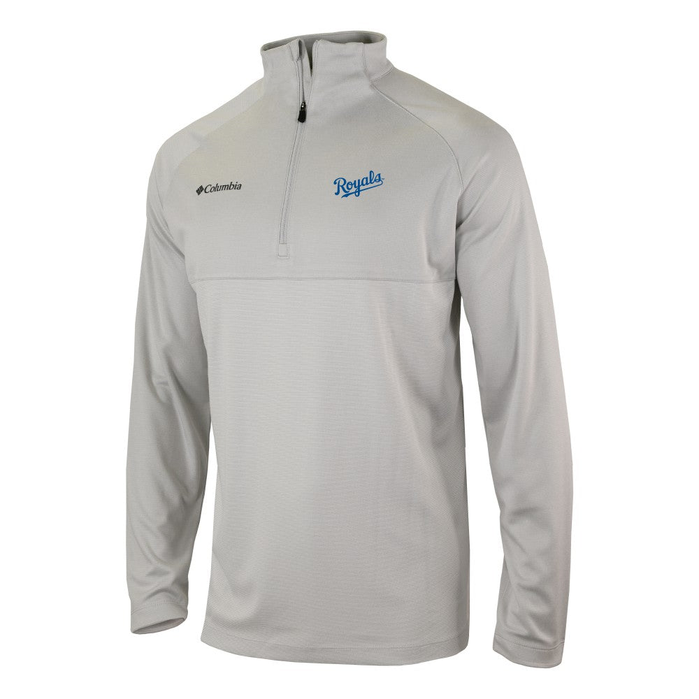 Kansas City Royals Omni-Wick Raglan Rockin' It Quarter-Zip Pullover Navy