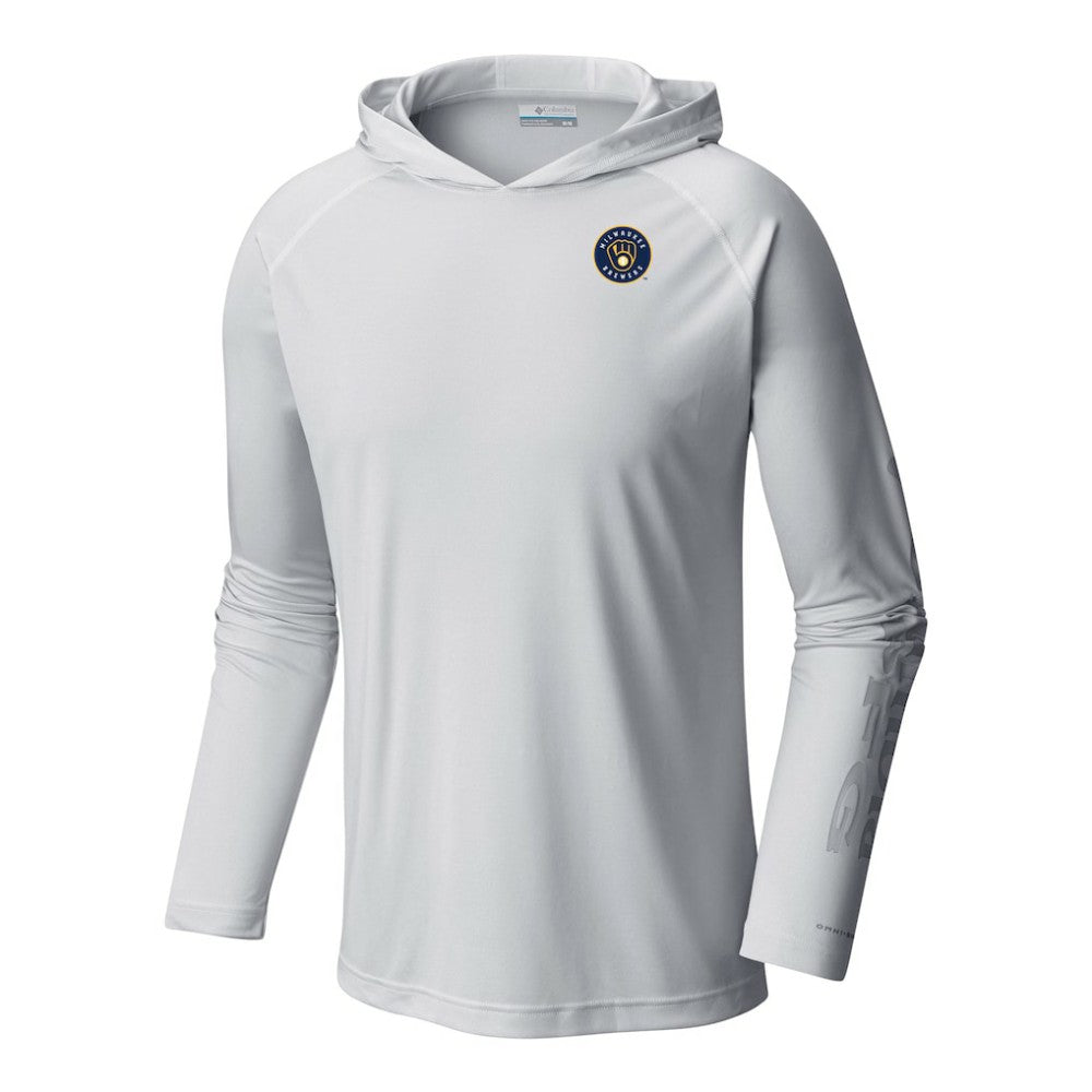 Milwaukee Brewers Terminal Tackle Omni-Shade Pullover Hoodie White