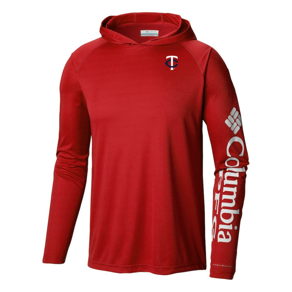 Minnesota Twins Terminal Tackle Omni-Shade Pullover Hoodie Red