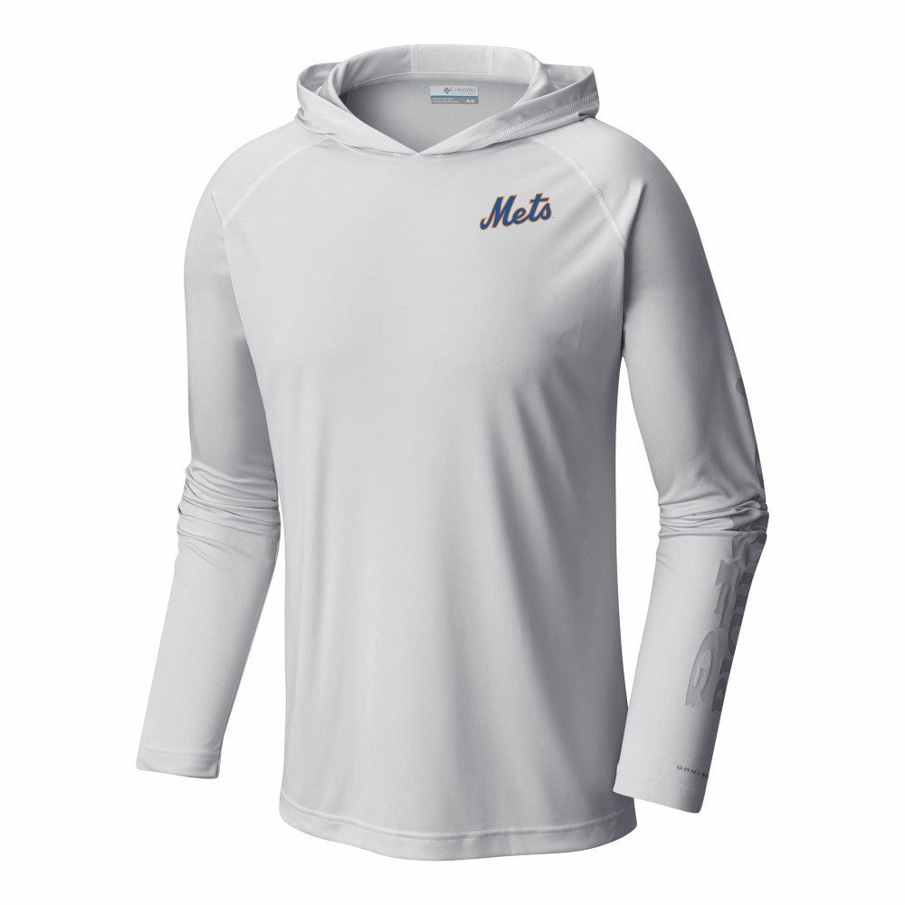 New York Mets Terminal Tackle Omni-Shade Pullover Hoodie White