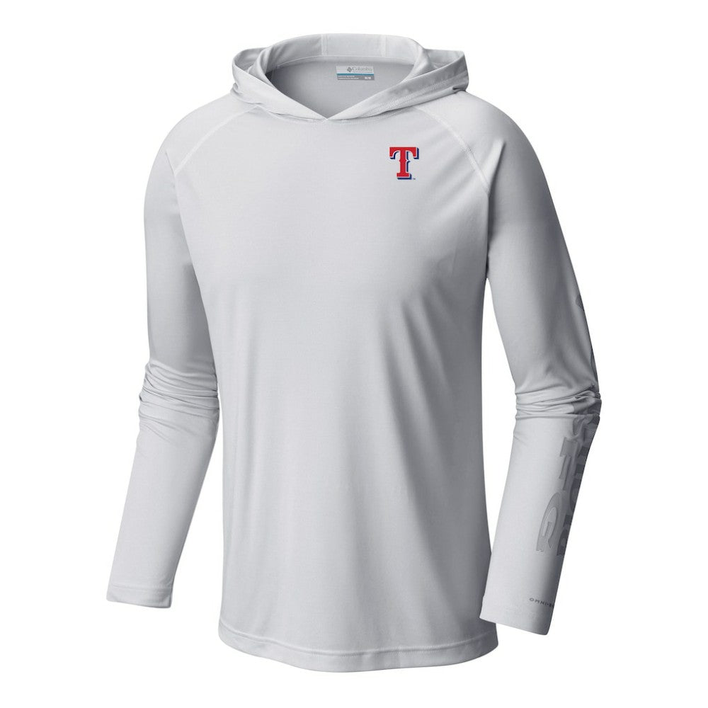 Texas Rangers Terminal Tackle Omni-Shade Pullover Hoodie White