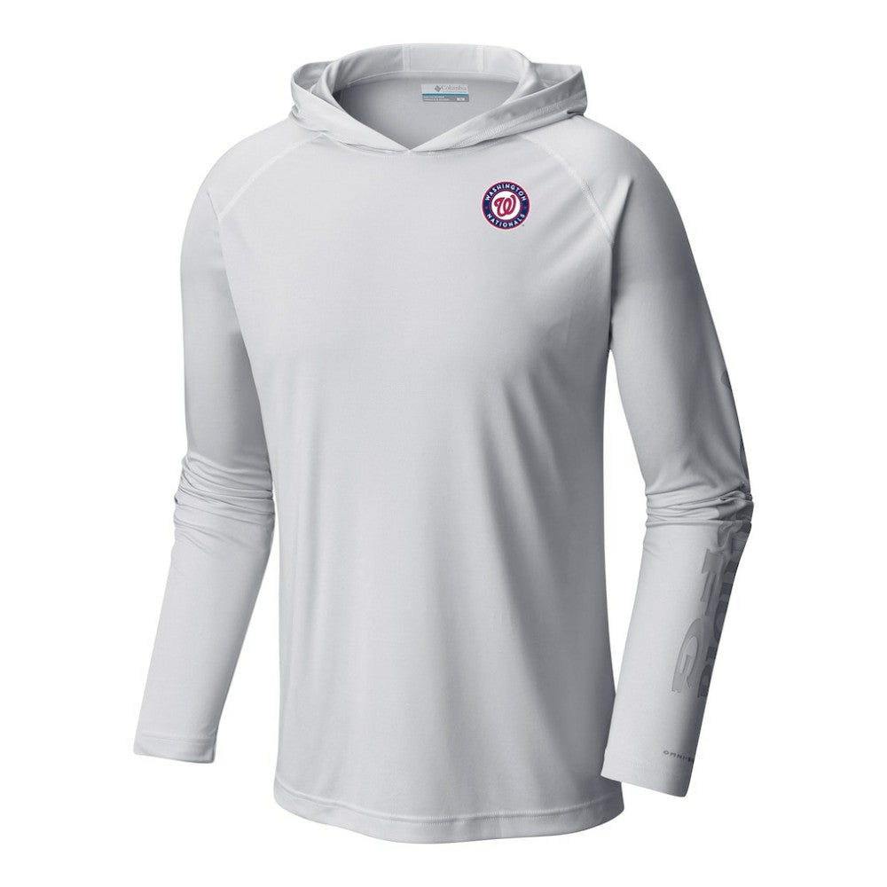 Washington Nationals Terminal Tackle Omni-Shade Pullover Hoodie White