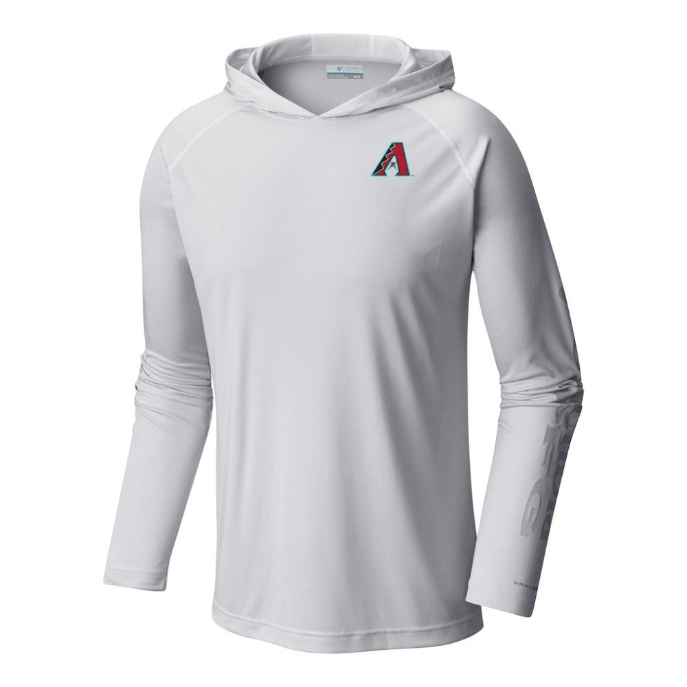 Arizona Diamondbacks Terminal Tackle Omni-Shade Pullover Hoodie White