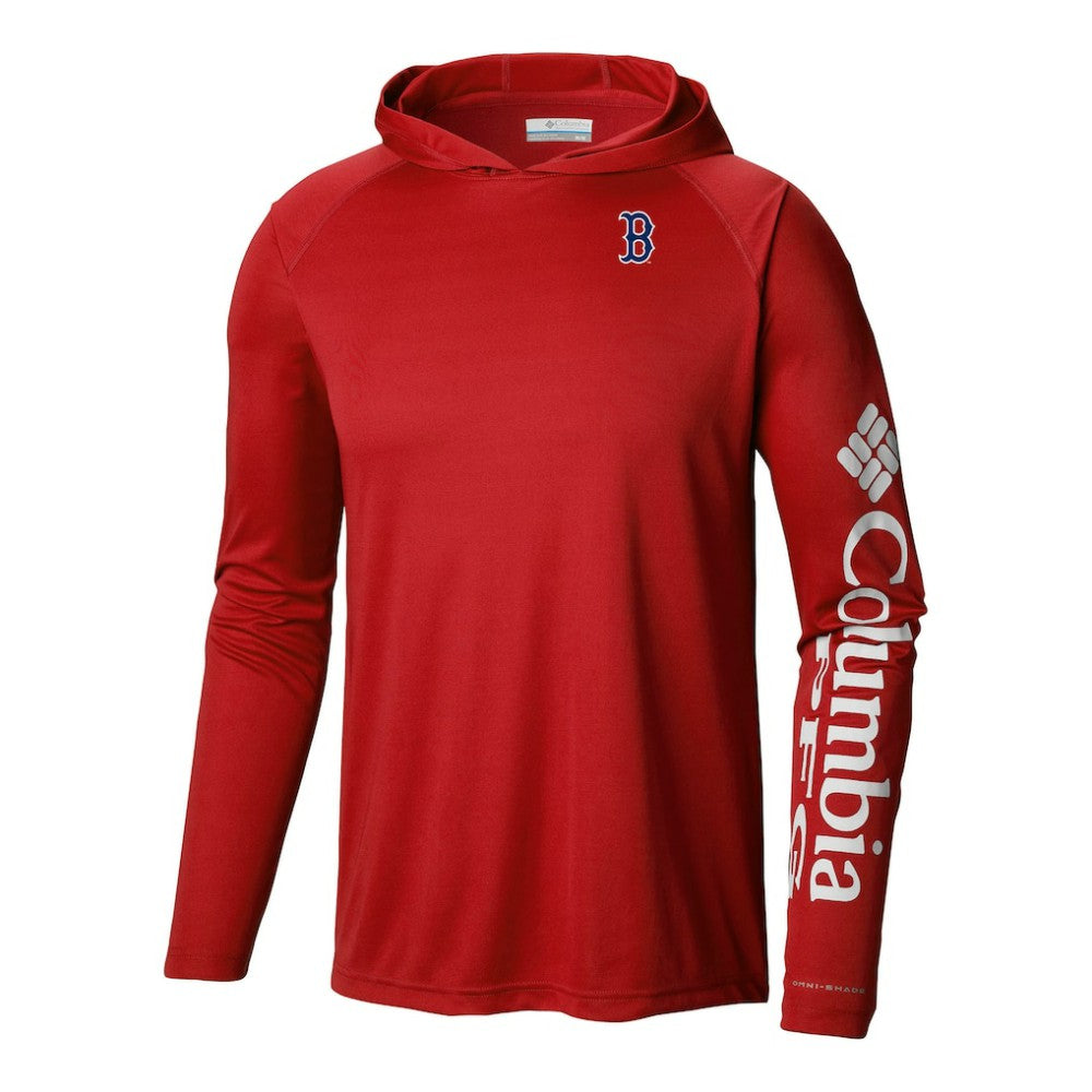 Boston Red Sox Terminal Tackle Omni-Shade Pullover Hoodie Red