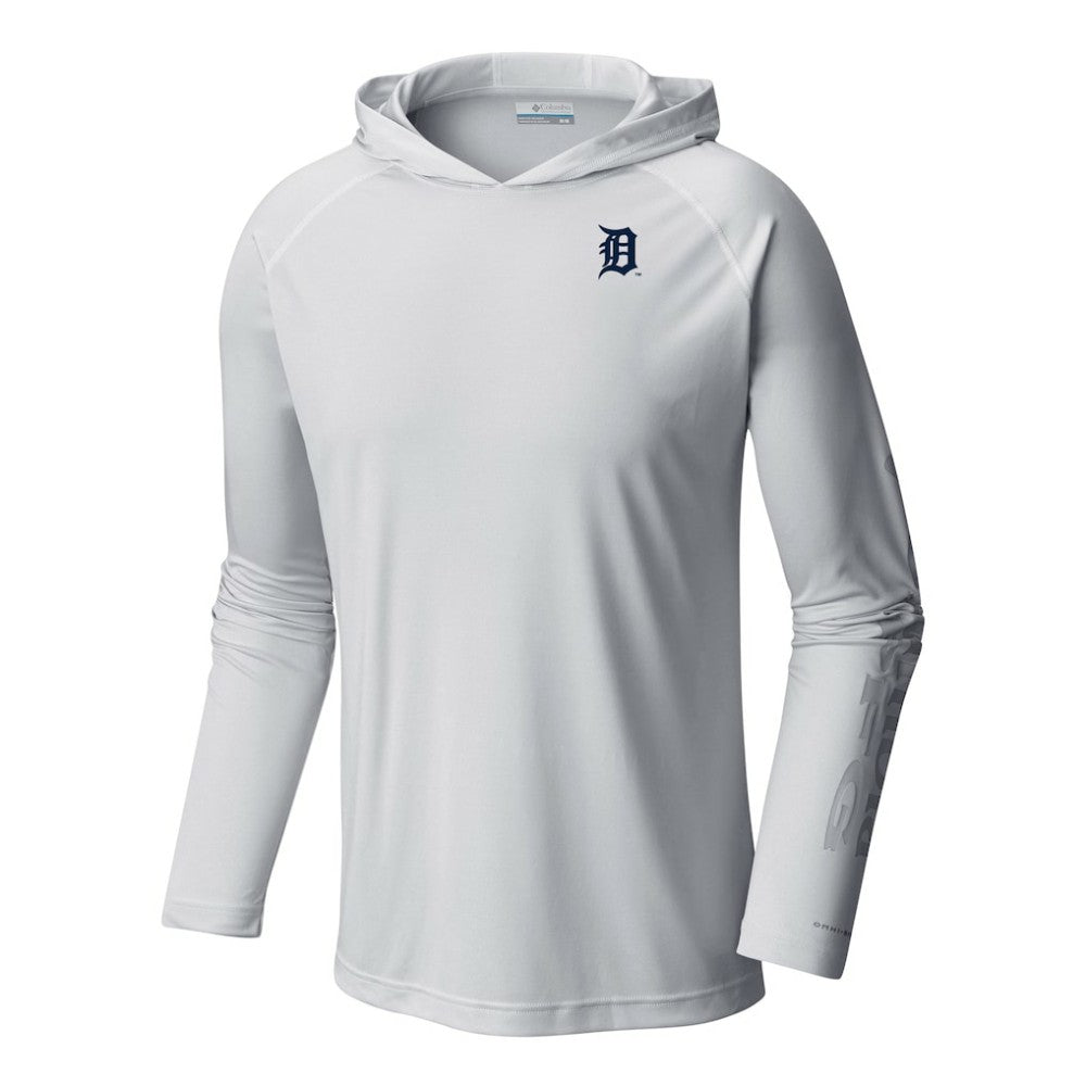 Detroit Tigers Terminal Tackle Omni-Shade Pullover Hoodie White